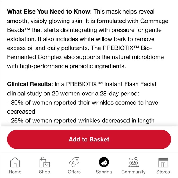 Juice beauty Prebiotix mask - Picture 4 of 7